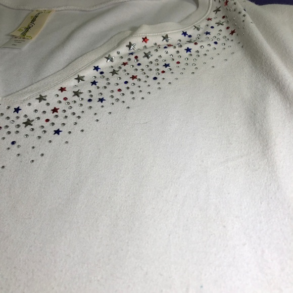 Decorated Originals | Tops | Decorated Originals Rhinestone Decorated ...